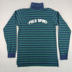 VTG Polo Sport Ralph Lauren XL Mens Sweater Turtleneck 19x29 ***Fits A Small ***